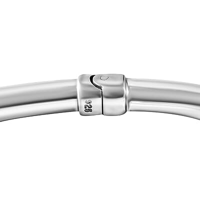 Openable Bangle Bracelet in Sterling Silver (7.25 In) 19 Grams