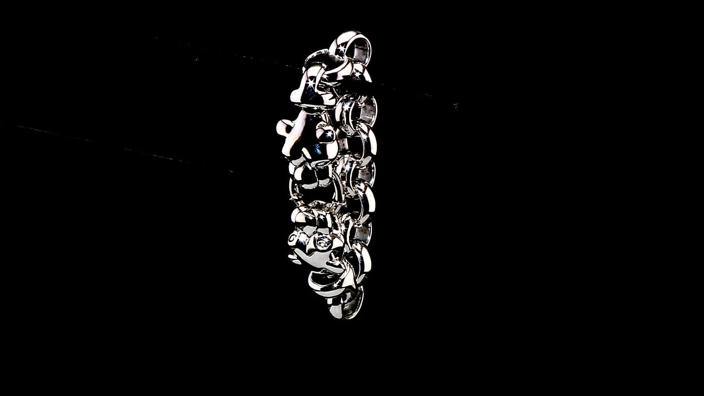 Sterling Silver Link Bracelet (7.25 In) 28.38 Grams