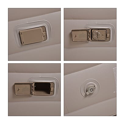Rechargeable Inflatable Air Mattress with Pump and USB Cable