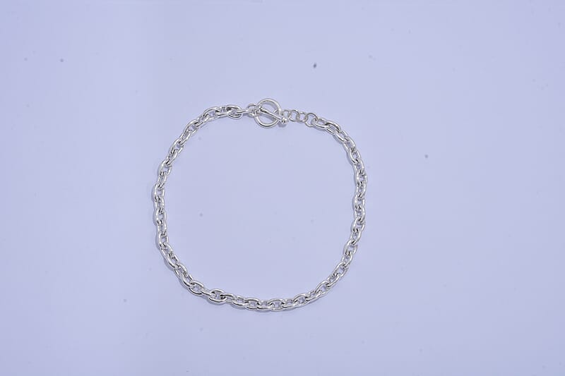 Sterling Silver Cable Chain Necklace 20 Inches 44.5 Grams