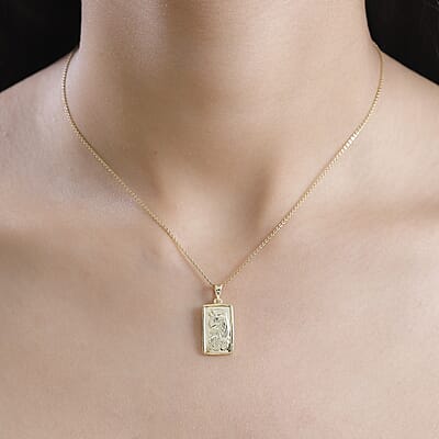 D'Joy Dragon Pendant without Chain in 18K Yellow Gold Over Sterling Silver 2.25 Grams