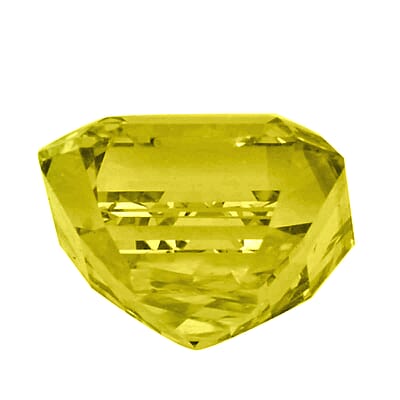 IGI Certified 1.00 ctw  Lab Grown Yellow Diamond Loose Gemstone – VS2 (Square Cushion Cut)