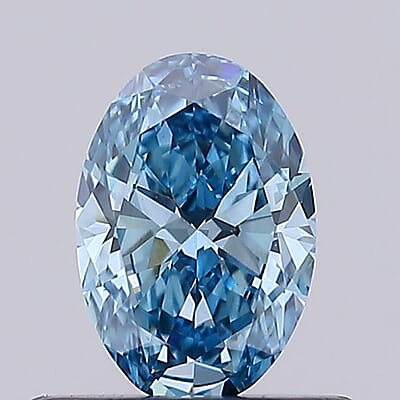 IGI Certified Luxuriant Lab Grown Blue Diamond (VS2) (Ovl) 4.00 ctw