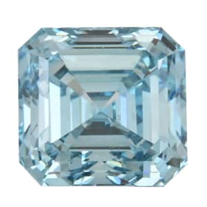 IGI Certified Luxuriant Lab Grown Blue Diamond (VS2) (Asscher) 4.00 ctw