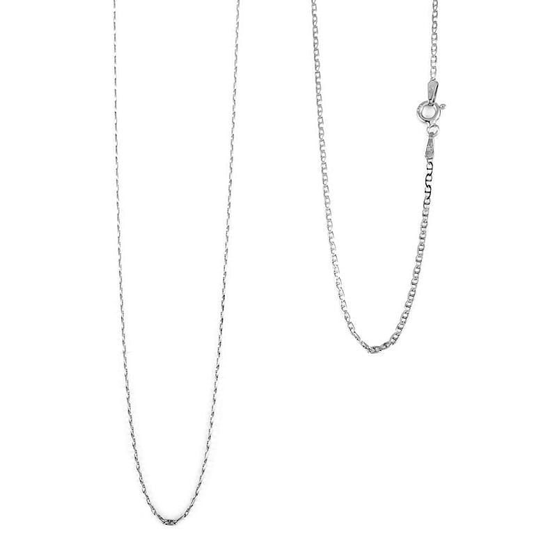 Necklace in Sterling Silver 24 Inches 2.50 Grams