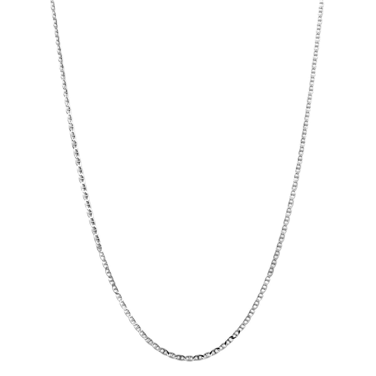 Necklace in Sterling Silver 24 Inches 2.50 Grams image number 2