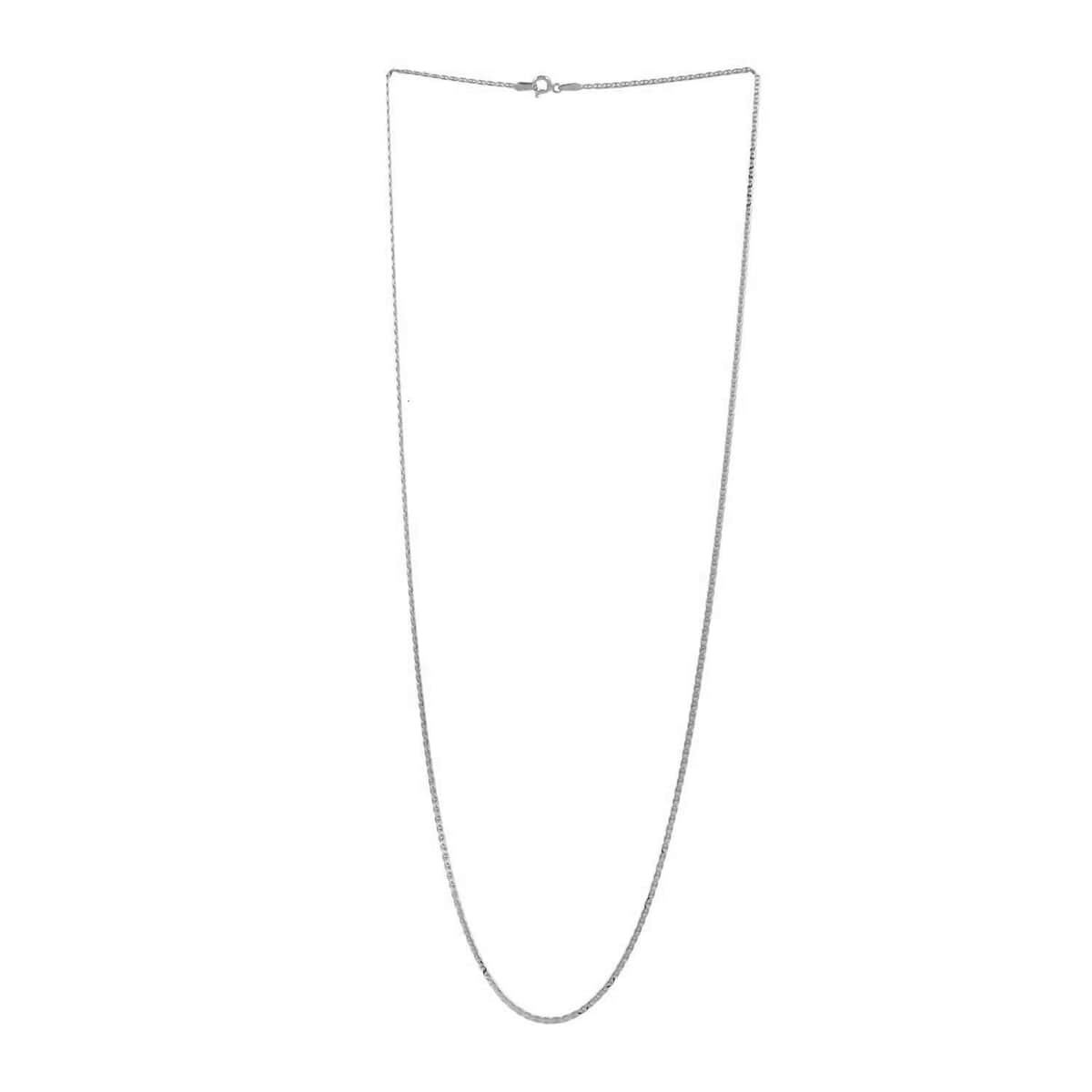 Necklace in Sterling Silver 24 Inches 2.50 Grams image number 5