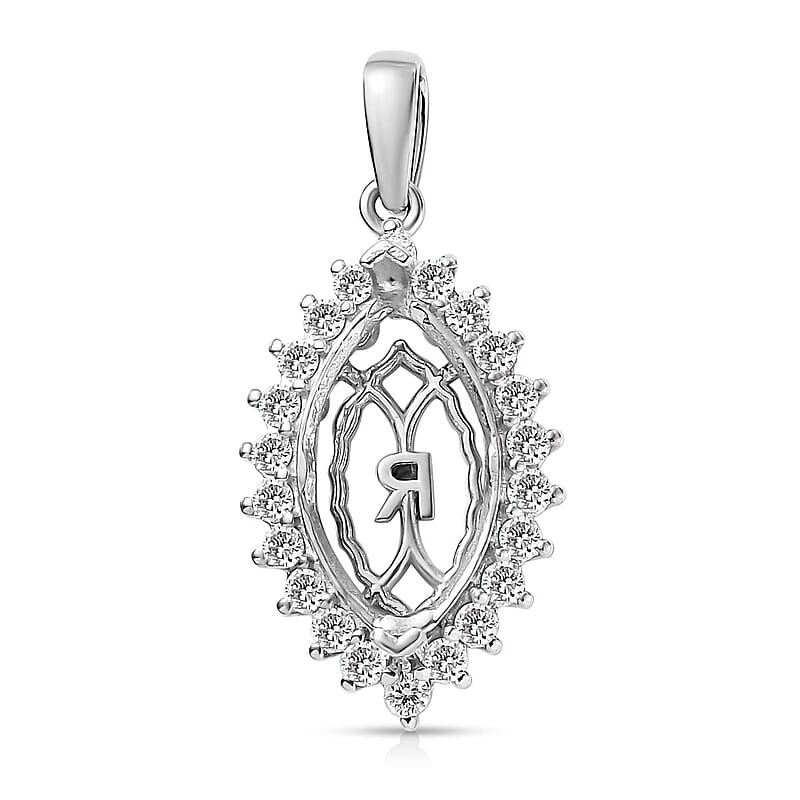 Diamond E-F VS2 0.80 ctw Pendant in 950 Platinum 5.10 Grams