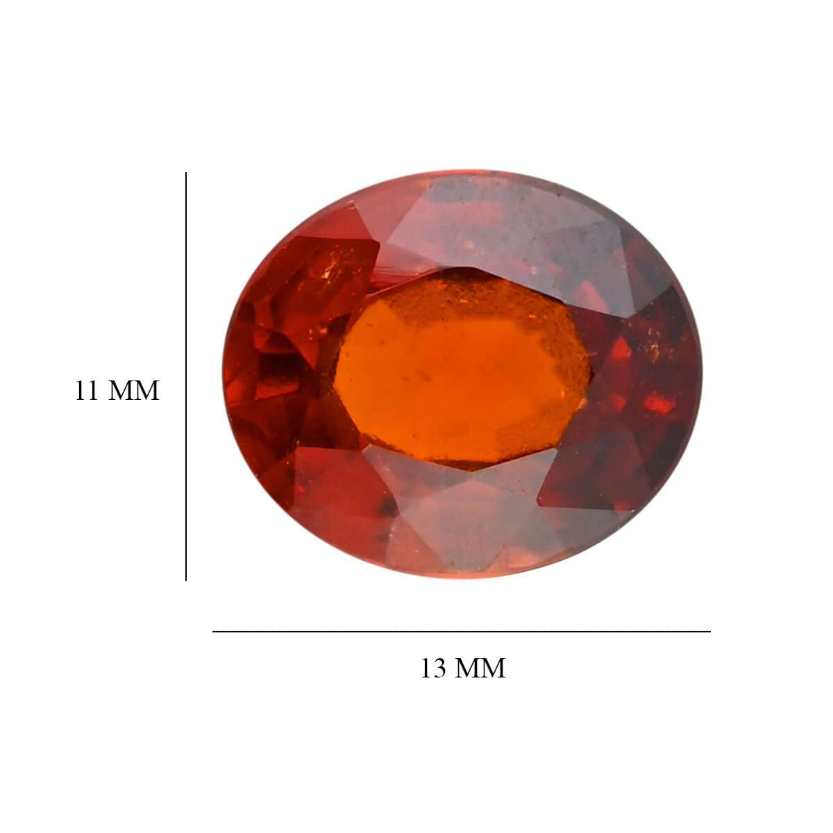 AAAA Honey Garnet (Ovl 13x11 mm) 7.00 ctw image number 3