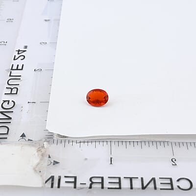 AAAA Crimson Fire Opal (Ovl 10x8 mm) 1.75 ctw