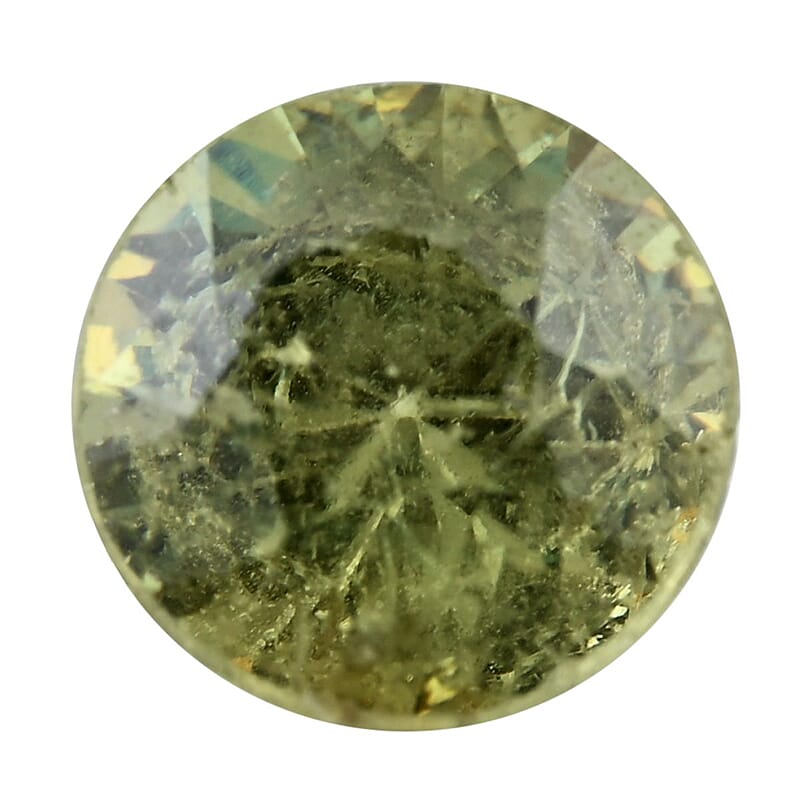 AAAA Demantoid Garnet (Rnd 5 mm) 0.50 ctw