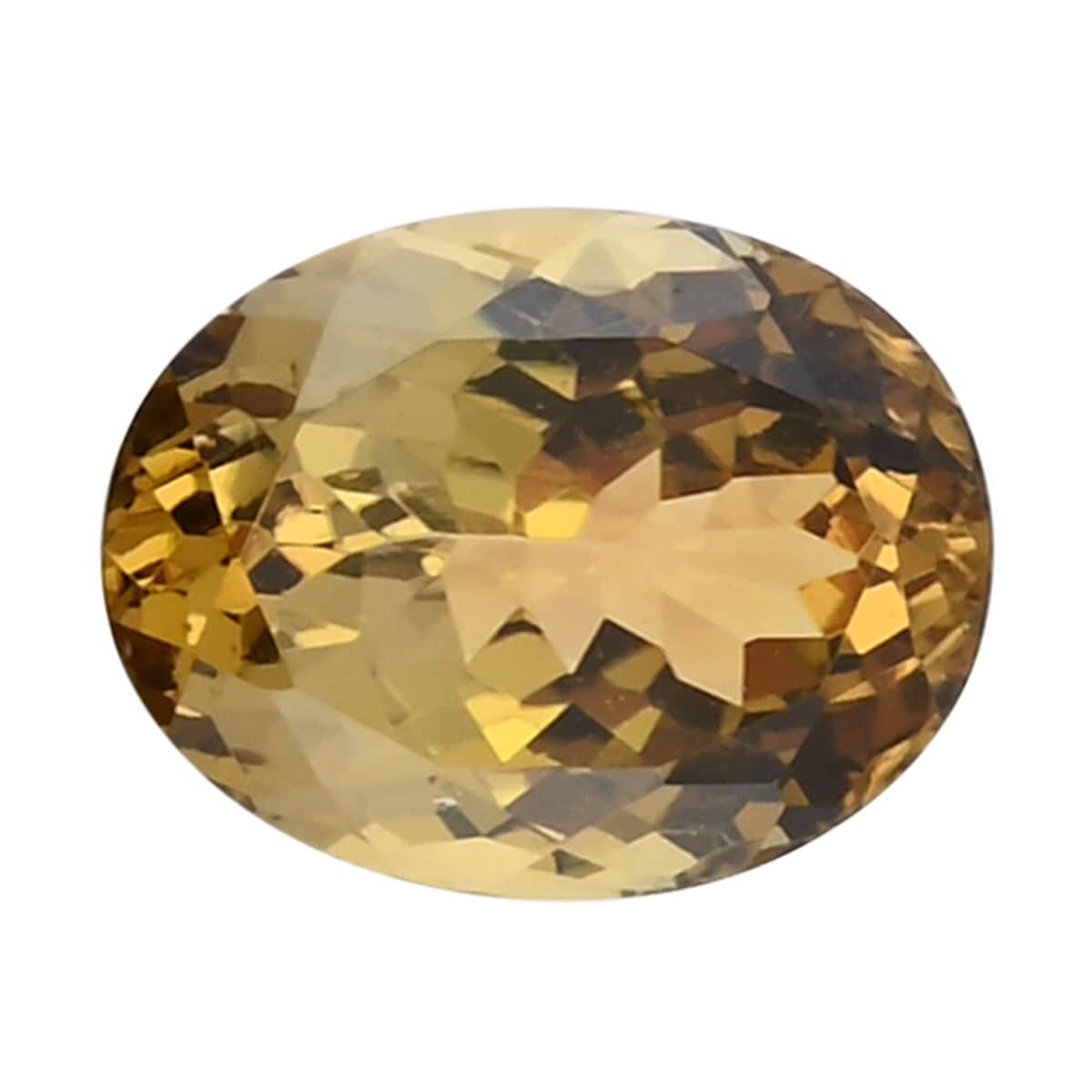 AAAA Golden Tanzanite (Ovl 9x7 mm) 1.70 ctw image number 0