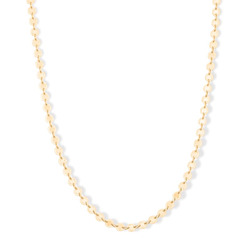14K YG Over Sterling Silver Necklace 5.8 Grams (18 Inches)