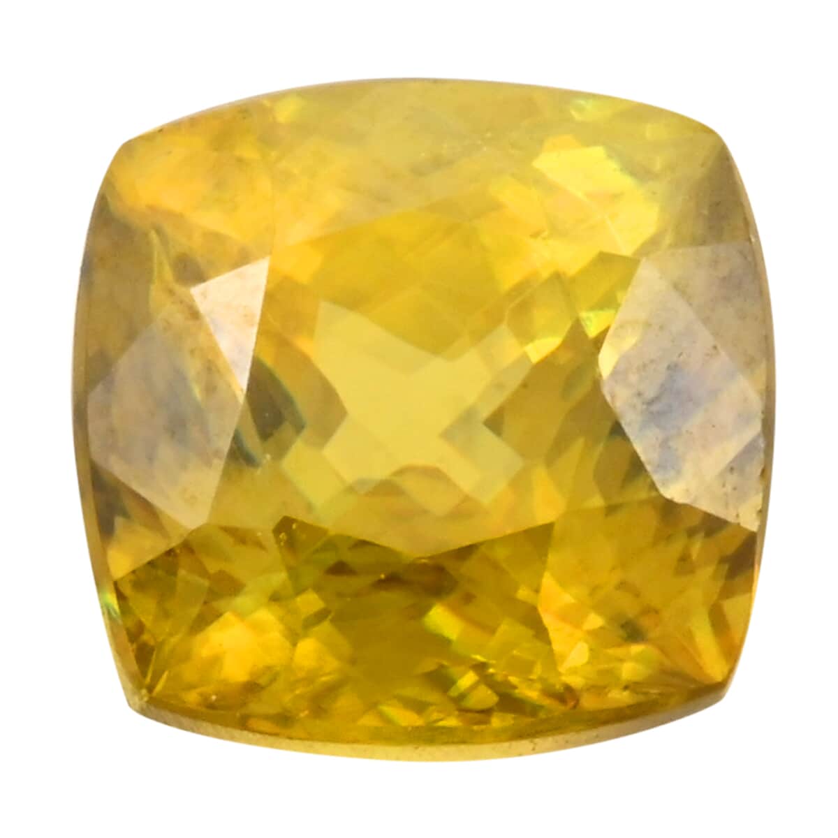 AAAA Sava Sphene (Cush 8x8 mm) 3.00 ctw image number 0