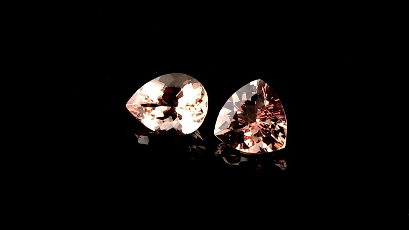 Certified & Appraised AAAA Marropino Morganite (Trl 14 mm) 7.00 ctw
