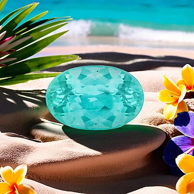 AAAA Paraiba Tourmaline (Ovl Free Size) 0.55 ctw