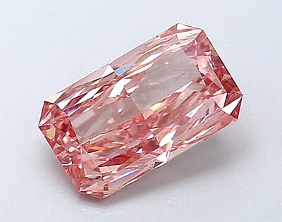 IGI Certified Luxuriant Lab Grown Pink Diamond (VS2) (Radiant Mix mm) 3.50 ctw