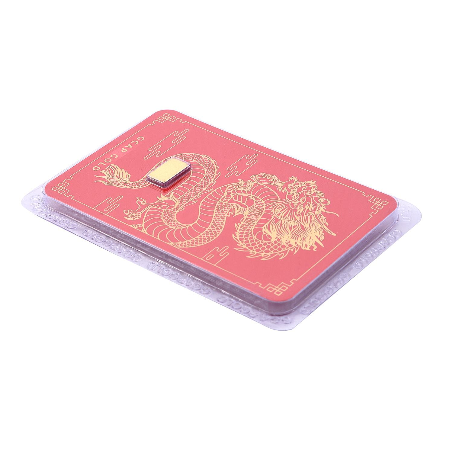 23K Yellow Gold Dragon Bar 0.30 Grams