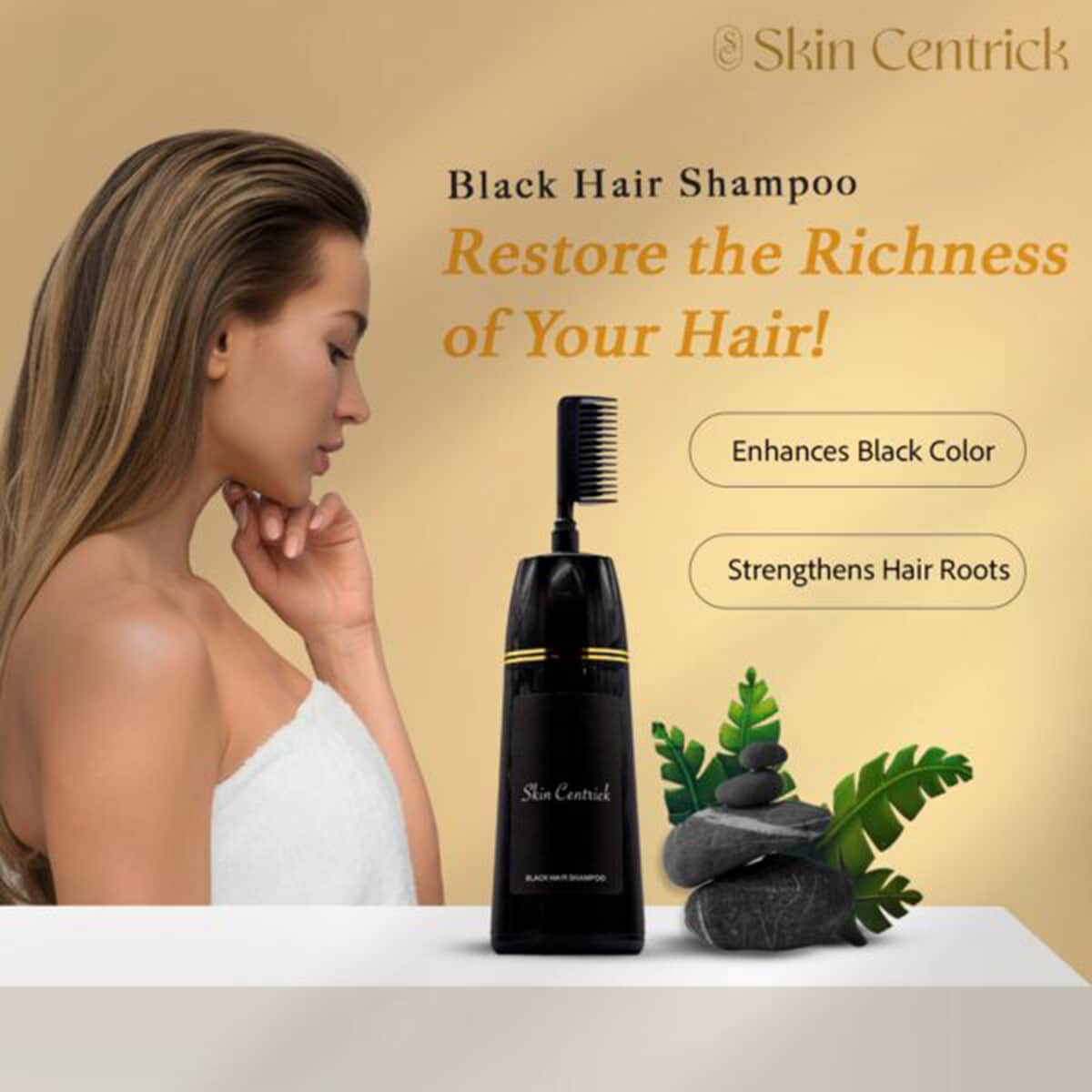 Skin Centrick- Black Shampoo image number 3