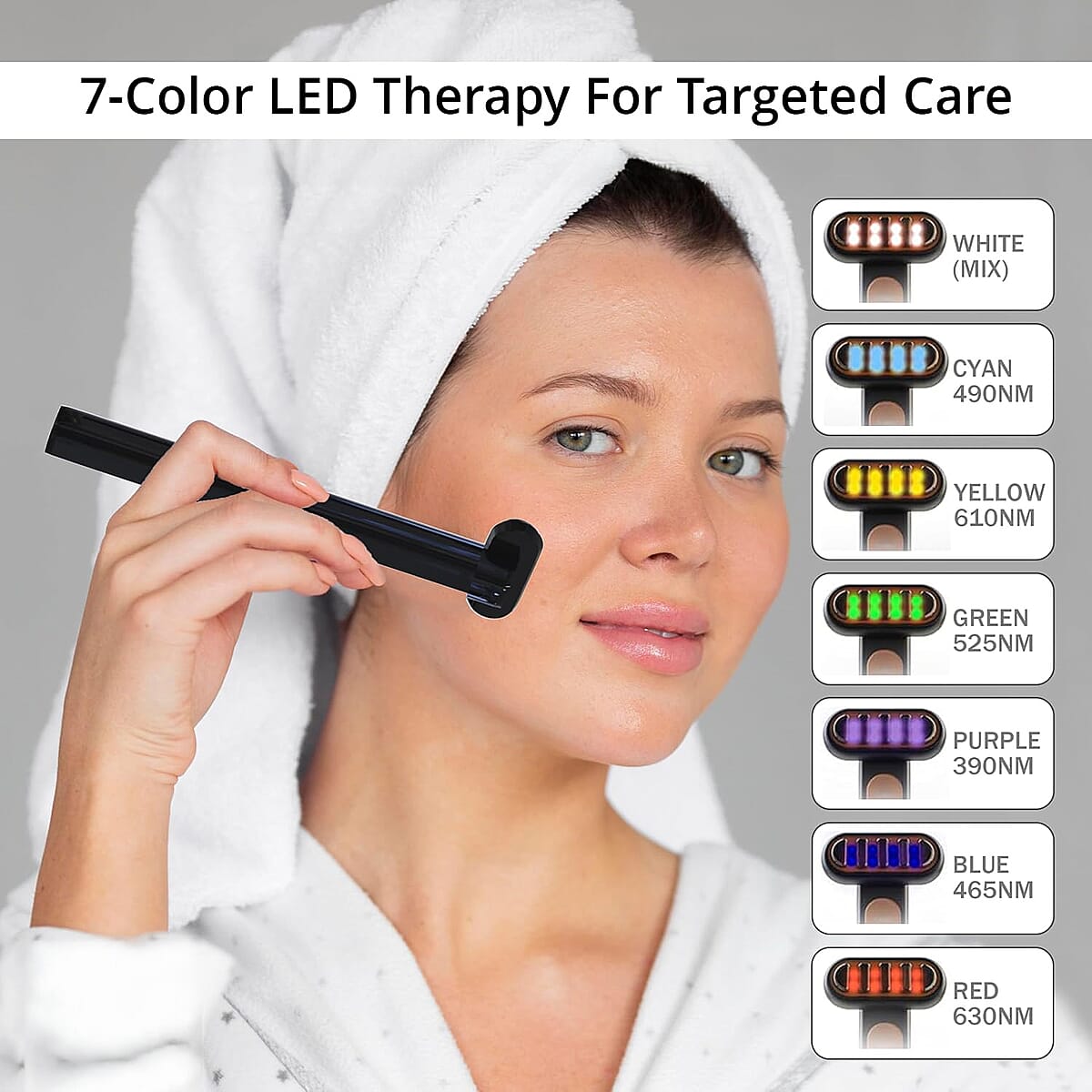 Verdermis 7in1 360 LED Super Wand with Hydra Gel (1.7oz) Lifetime Warranty image number 3