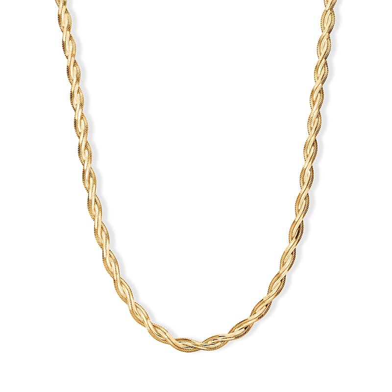 14K YG Over Sterling Silver Necklace 5.8 Grams