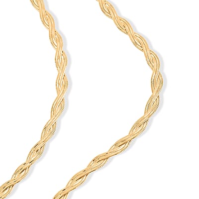 14K YG Over Sterling Silver Necklace 5.8 Grams
