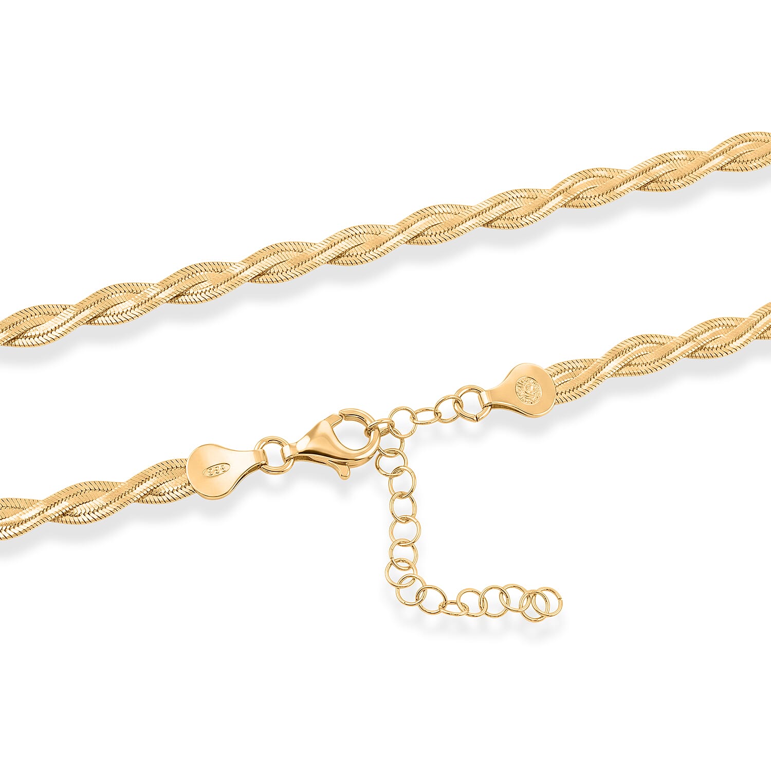 14K YG Over Sterling Silver Necklace 5.8 Grams