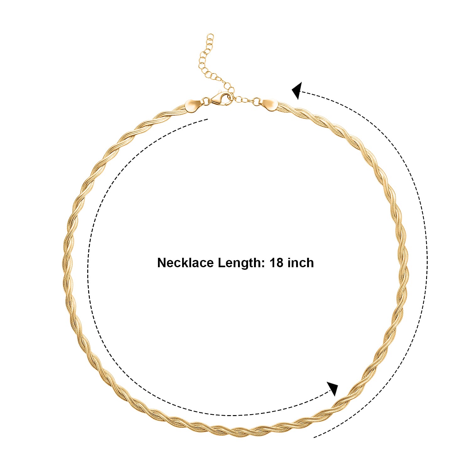 14K YG Over Sterling Silver Necklace 5.8 Grams