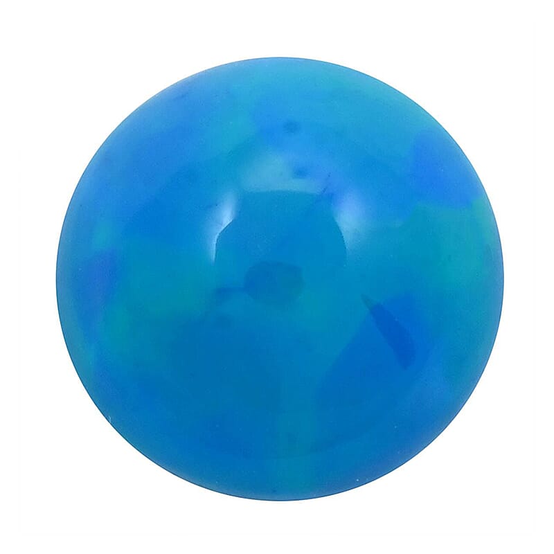 AAA Enhanced Blue Opal (Rnd 8 mm) 1.00 ctw