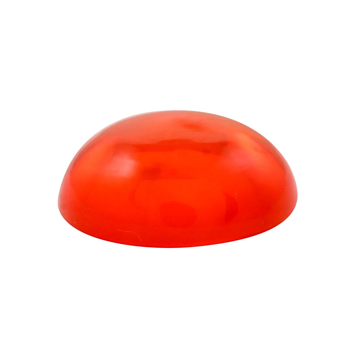 AAA Orange Dyed Ethiopian Opal (Rnd 8 mm) 1.00 ctw