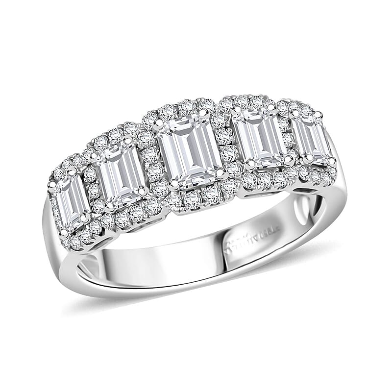 Modani Diamond VS 1.63 ctw Ring in 950 Platinum (Size 10.0) 7.30 Grams