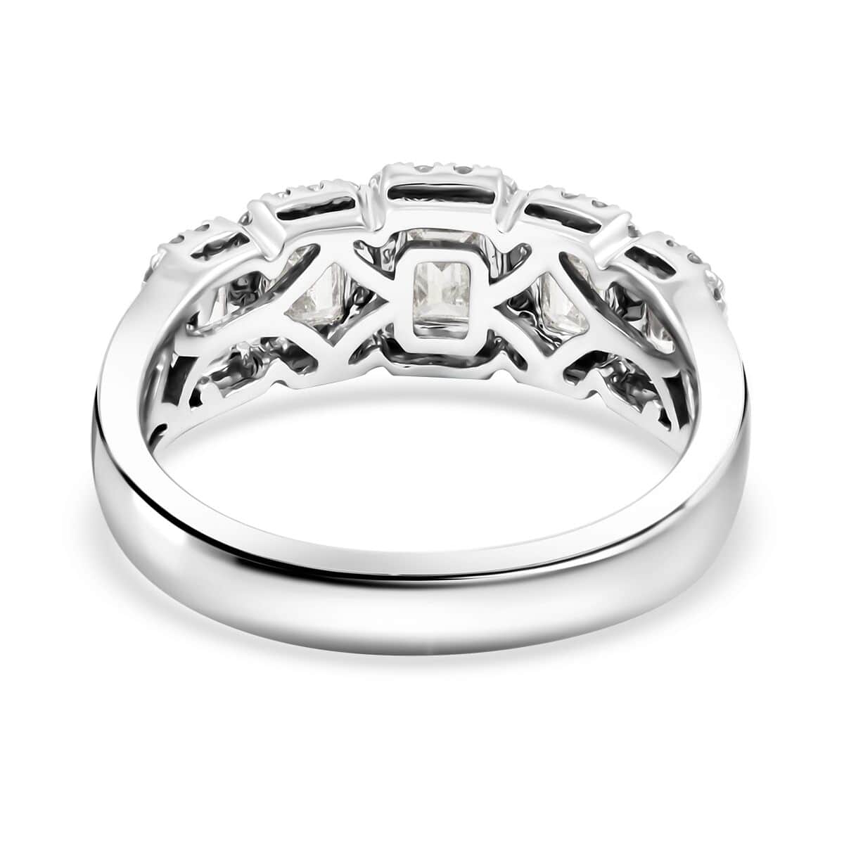 Modani 950 Platinum Diamond (G VVS2) Ring (Size 10.0) (7.30 g) 1.63 ctw image number 4