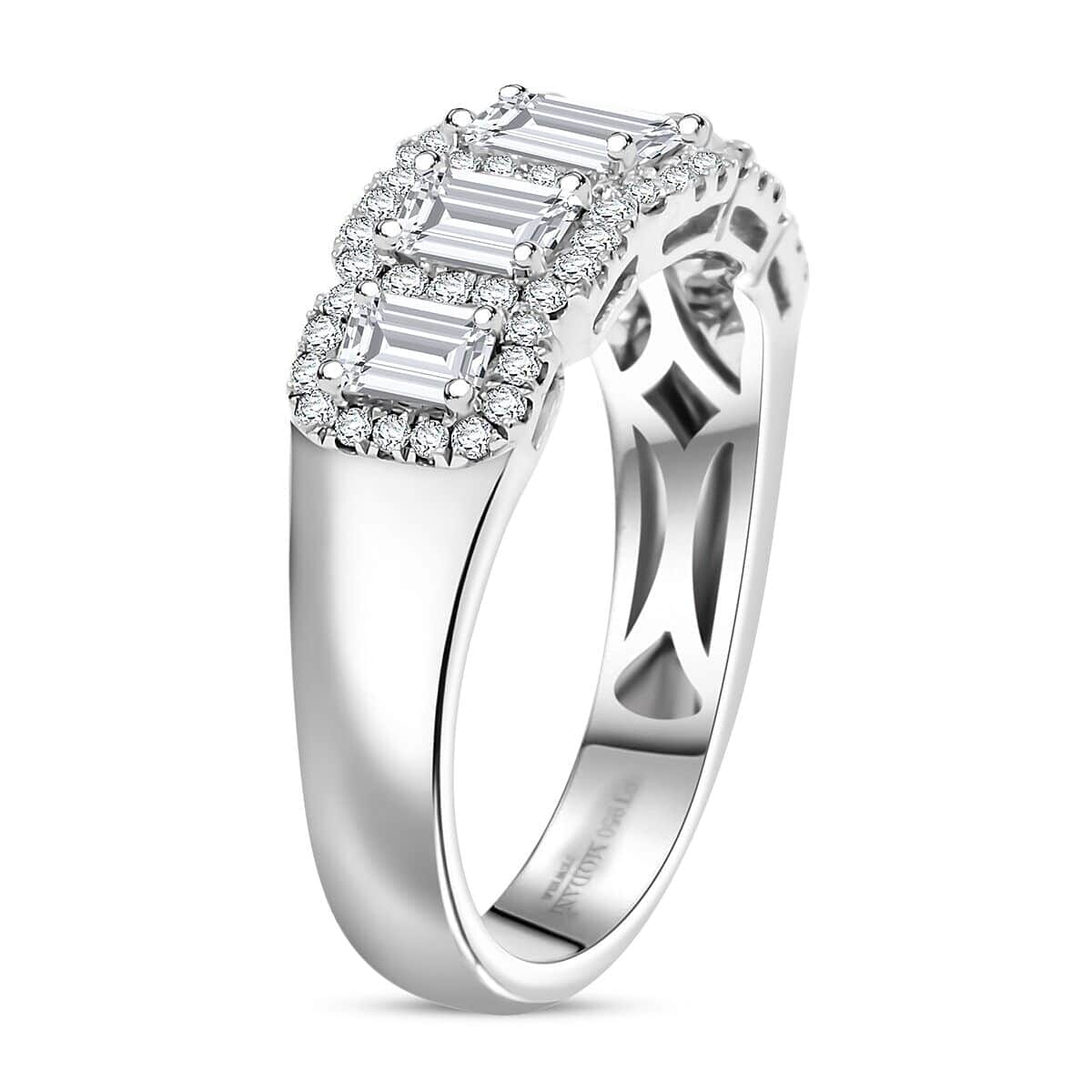 LTD Modani 950 Platinum Diamond (G VVS2) Ring (Size 8.0) (7.30 g) 1.63 ctw image number 3