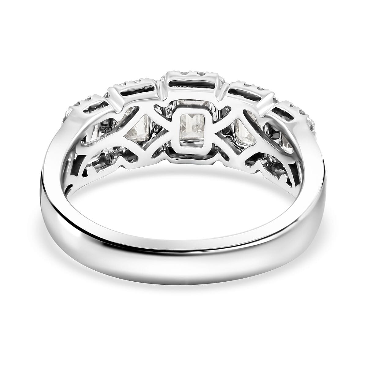 LTD Modani 950 Platinum Diamond (G VVS2) Ring (Size 9.0) (7.30 g) 1.63 ctw image number 4