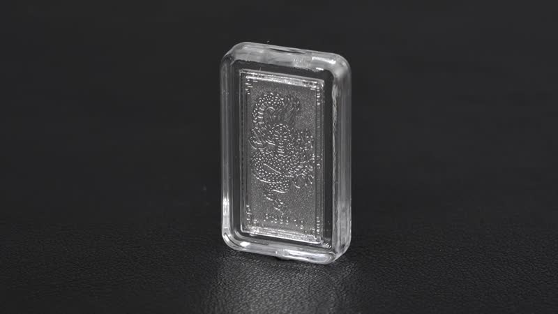 Dragon Bar 10x20x0.23mm in 999 Platinum 1 Grams