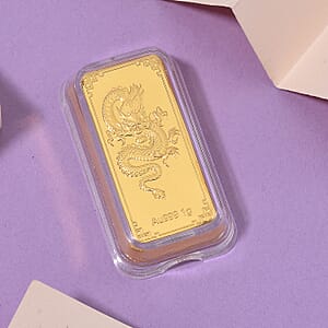 Doorbuster 24K Golden Asian Dragon Emboss Sheet 1g