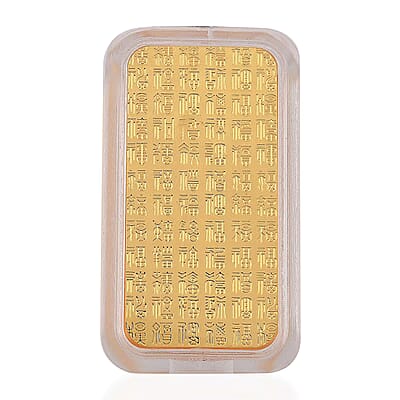 24K Golden Asian Dragon Emboss Sheet 1g