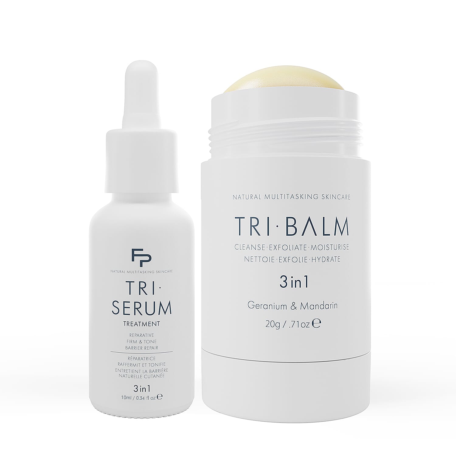 Formulae Prescott 3in1 Tri Serum Treatment (0.34oz) with Mini 3in1 Tri Balm (.71oz)