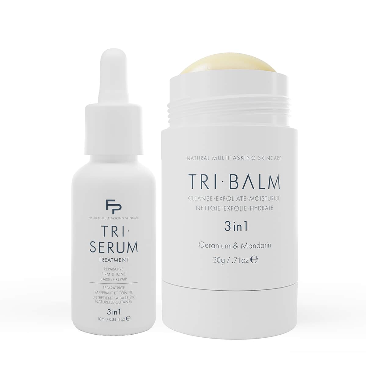 Formulae Prescott 3in1 Tri Serum Treatment (0.34oz) with Mini 3in1 Tri Balm (.71oz) image number 0