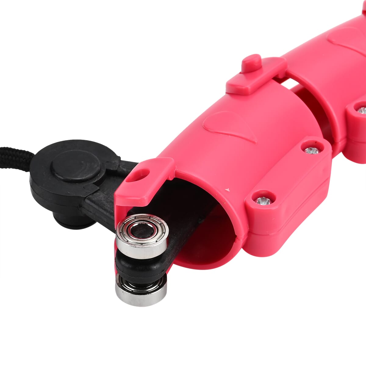 Soulsmart 24 Detachable Fitness Hula Hoop Ring with 360 Degree Auto-Spinning Ball - Pink image number 3