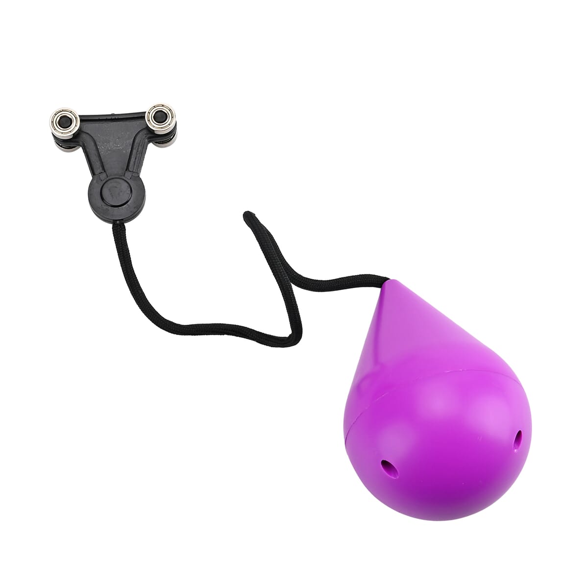 Soulsmart 24 Detachable Fitness Hula Hoop Ring with 360 Degree Auto-Spinning Ball - Purple image number 2
