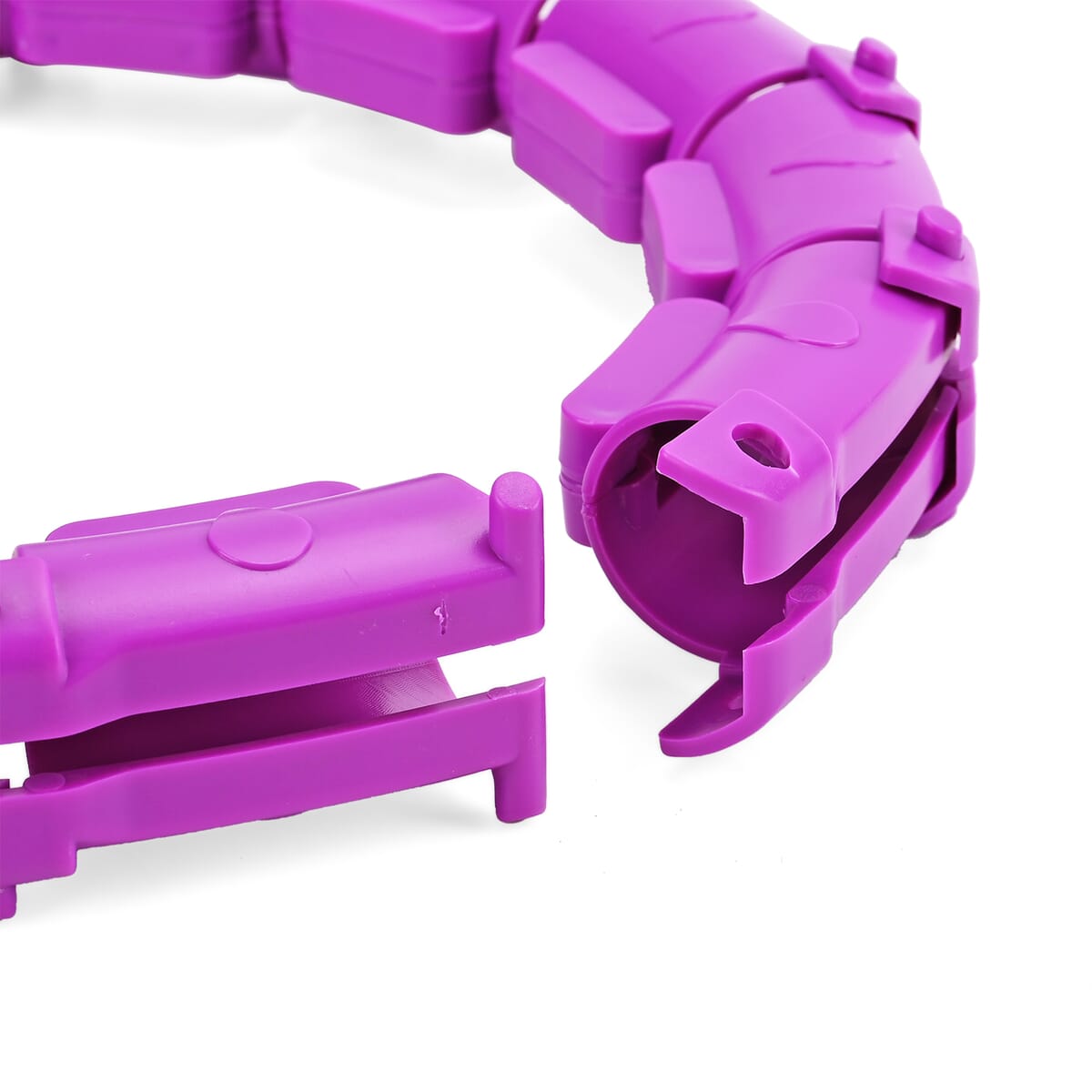 Soulsmart 24 Detachable Fitness Hula Hoop Ring with 360 Degree Auto-Spinning Ball - Purple image number 4