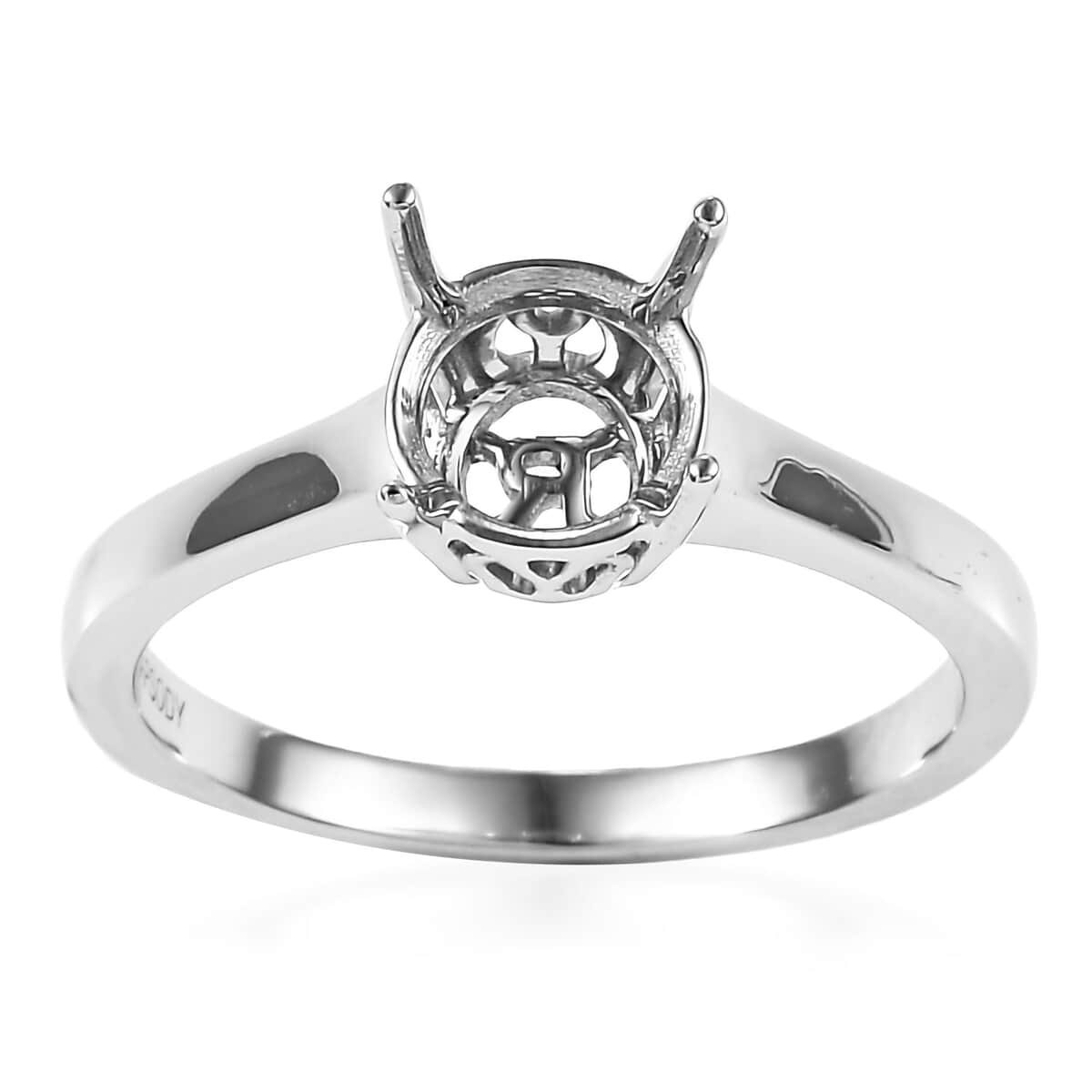 Mounting Ring in 950 Platinum (Size 9.0) 6.25 Grams image number 0