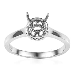 Mounting Ring in 950 Platinum (Size 9.0) 6.25 Grams