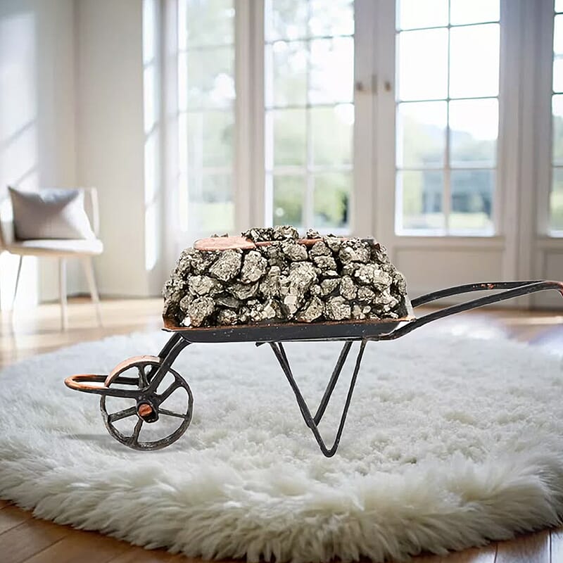 Pyrite Wheelbarrow Approx. 254ctw