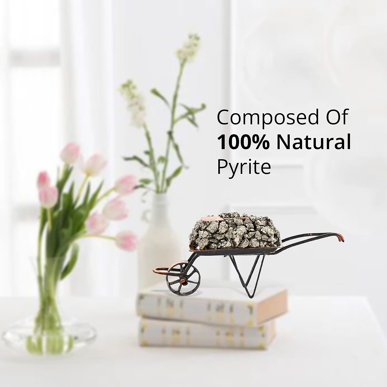 Pyrite Wheelbarrow Approx. 254ctw
