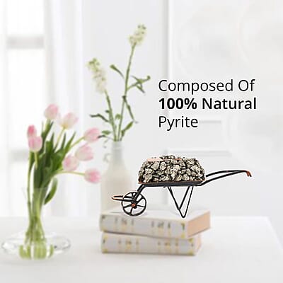 Pyrite Wheelbarrow Approx. 254ctw