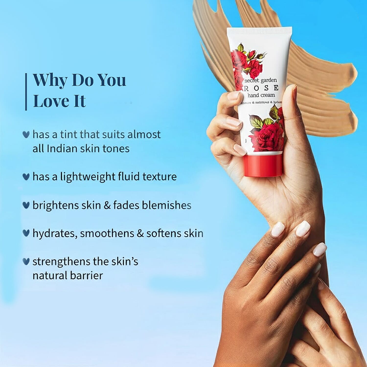 Jigott Secret Garden Rose Hand Cream