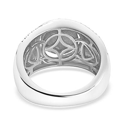 Karis White Diamond Accent Ring in Platinum Bond (Size 10.0)