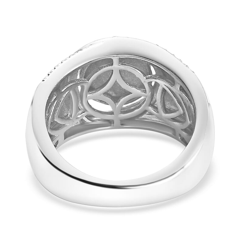 Karis White Diamond Accent Ring in Platinum Bond (Size 10.0)